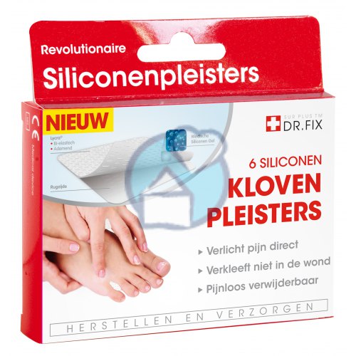 Dr. Fix - Sur Plus tm  Siliconenpleisters Kloven Pleister 6 pieces