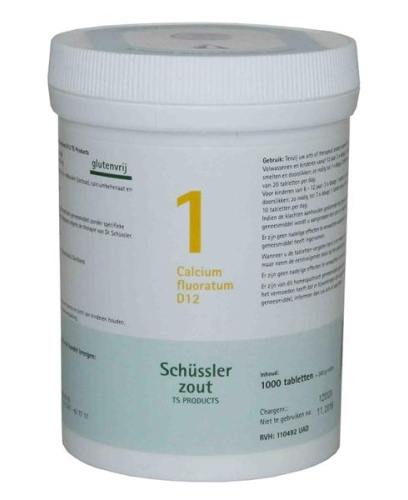 1000 tabletten Pfluger Calcium Fluoratum D12 Schussler 1