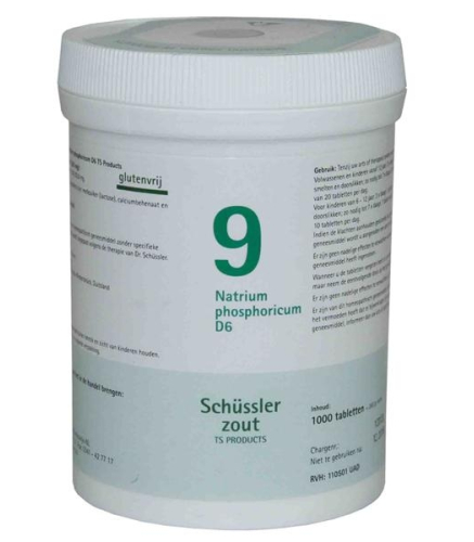 1000 tabletten Pfluger Natrium Phosphoricum D6 Schussler 9