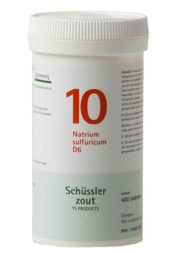 400 tabletten Pfluger Natrium Sulfuricum D6 Schussler 10