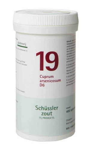 400 tabletten Pfluger Cuprum Arsenicosum D6 Schussler 19