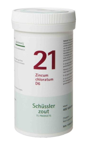 400 tabletten Pfluger Zincum Chloratum D6 Schussler 21