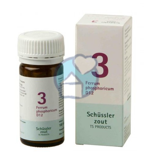 100 tabletten Pfluger Ferrum Phosphoricum D12 Schussler 3