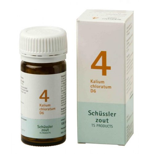 100 tabletten Pfluger Kalium Chloratum D6 Schussler 4