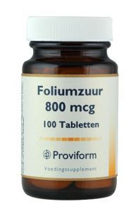 Proviform Foliumzuur 800 mcg 100 Tabletten