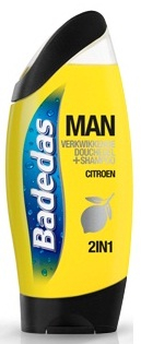 Badedas Man Verkwikkende Douchegel en Shampoo Citroen 250 ml
