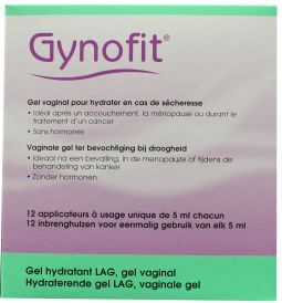 12 x 5 ml Gynofit Bevochtigingsgel