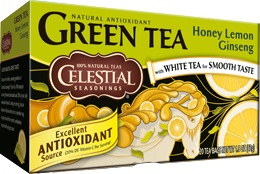 Celestial Seasonings Green Tea Honey Lemon Ginseng 20 Stücke