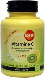 400 tabletten Roter Vitamine C 70mg Kiwi Citroensmaak