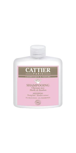 Cattier Shampoo Droog Haar Bamboe Extract