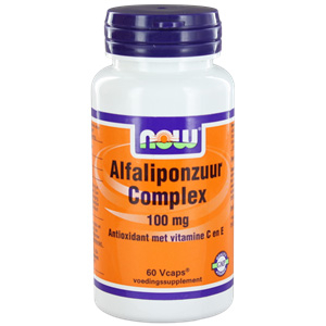 NOW Alfaliponzuur Complex 100mg 60 Kapseln