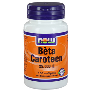 NOW Beta Caroteen 25.000 IE 100 softgels