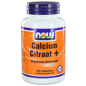 NOW Calcium Citraat + 100 tabletten