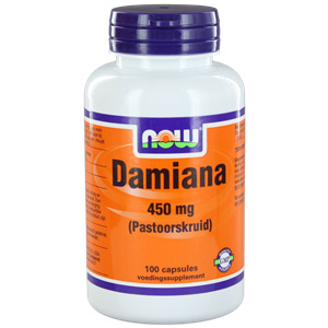 NOW Damiana 450mg 100 Kapseln