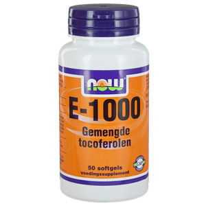 NOW Vitamine E-1000 Mixed Tocopheryl 50 softgels