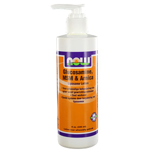NOW Glucosamine MSM Arnica Liposome Lotion 240 Ml