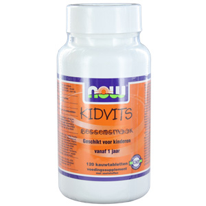 120 chewable tablets NOW Kidvits