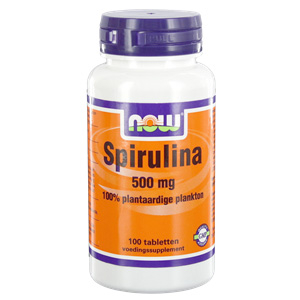NOW Spirulina 500mg 100 tablets