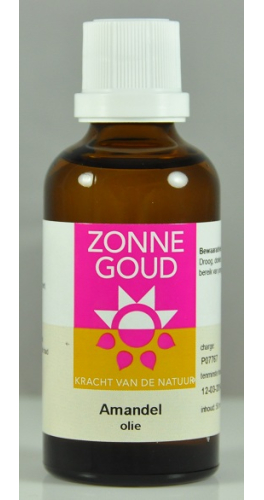 50 Ml Zonnegoud Amandelolie Zoet