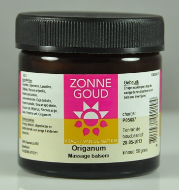 50 gram Zonnegoud Origanum Huidbalsem