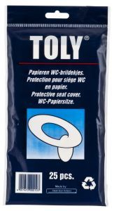 Toly WC-Brildekje 25 stuks