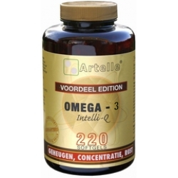 220 Softgels Artelle Omega 3 Intelli Q