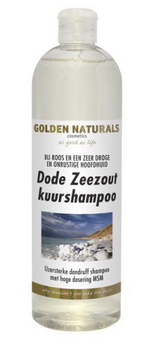 Golden Naturals Dode Zeezout Kuurshampoo 500 Ml