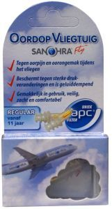 1 paar Sanohra Oordop Vliegtuig Regular