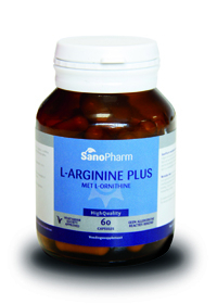 60 capsules SanoPharm L-Arginine Plus