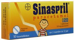 Bayer Sinaspril 120mg 10 chewable tablets