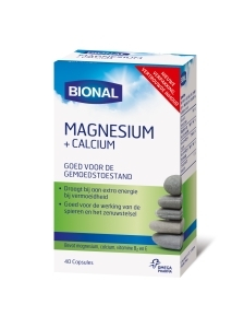 Bional Magnesium + Calcium 40 capsules