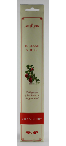 Jacob Hooy Wierook Stokjes Cranberry 24 Stücke