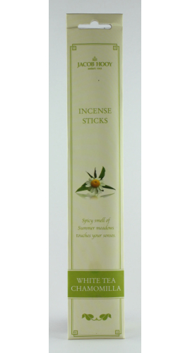 Jacob Hooy Wierook Stokjes White Tea Chamomilla 24 Stücke