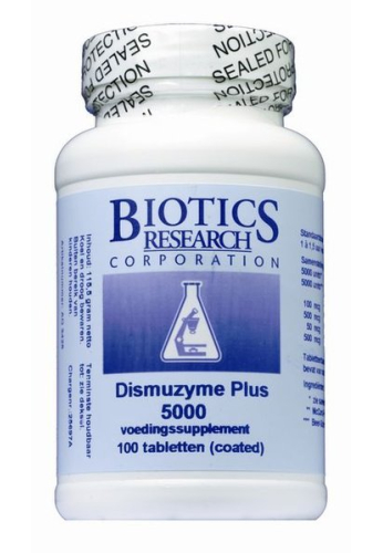 Biotics Dismuzyme Plus 5000 100 tablets