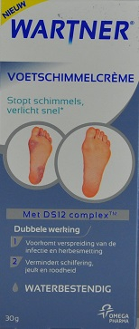 Wartner Voetschimmelcreme 30 Gramm