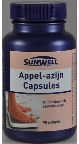 Sunwell Appel Azijn Capsules 90 capsules