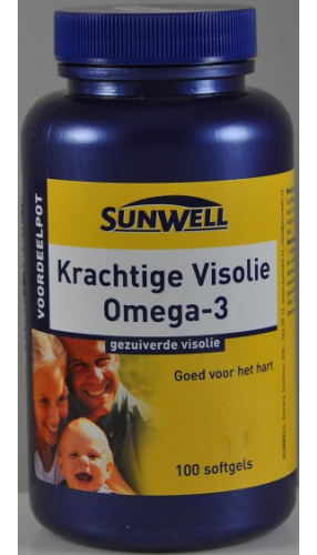 Krachtige Visolie Omega3 Sunwell 100 softgels kopen Gezondheid aan huis
