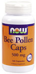 100 capsules NOW Bee Pollen Caps 500mg