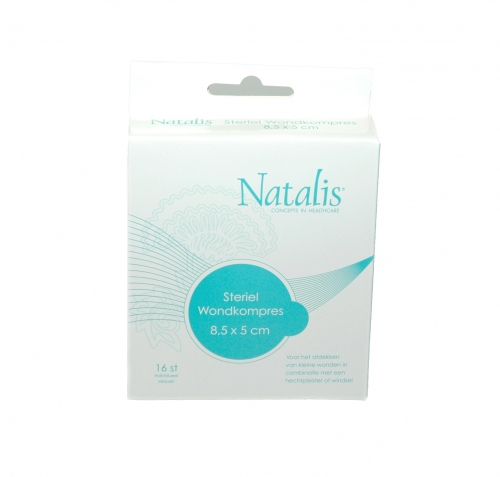 Natalis Steriel Wondkompres 8,5 x 5 cm 16 pieces
