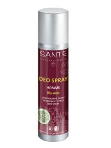 Sante Homme I Deodorant Spray Bio-Aloe & Witte Thee 100 ml