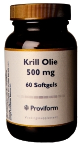 Proviform Krill Olie 500 mg 60 Softgels