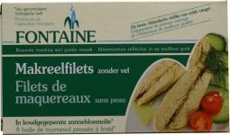 120 gram Fontaine Makreelfilets zonder vel