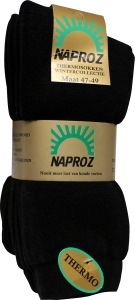 Naproz Thermosokken Zwart 47-49