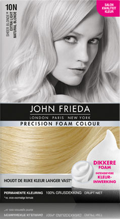 John Frieda Precision Foam Colour 10N Extra Light Natural Blonde 1 Stück