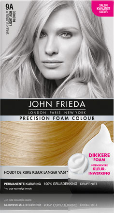 John Frieda Precision Foam Colour 9A Light Ash Blonde 50 Ml
