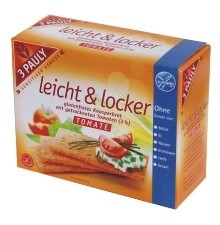 3 Pauly Leicht & Locker Glutenvrij Knabbelbrood Tomaat