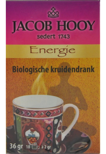 Jacob Hooy Biologische Kruidendrank Energie 18 Tüte