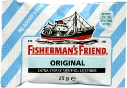 Fisherman's Friend Original Suikervrij 25 Gramm