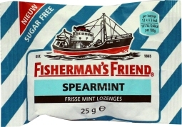 Fisherman's Friend Spearmint Suikervrij 25 Gramm