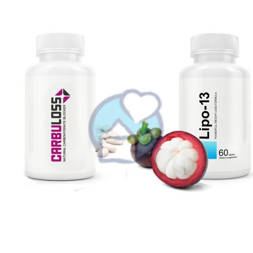 Ecopharma Carbuloss en Lipo-13 60 capsules + 60 tabletten